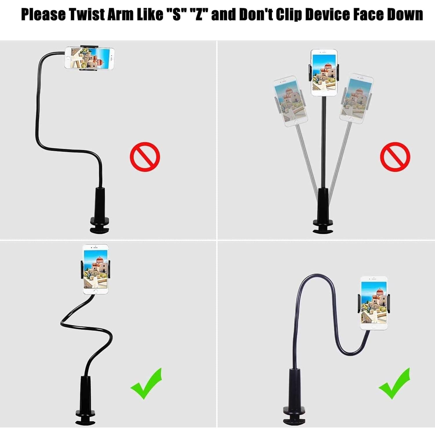 Soporte para Teléfono WANBY Cuello de Ganso 80 cm Ajustable