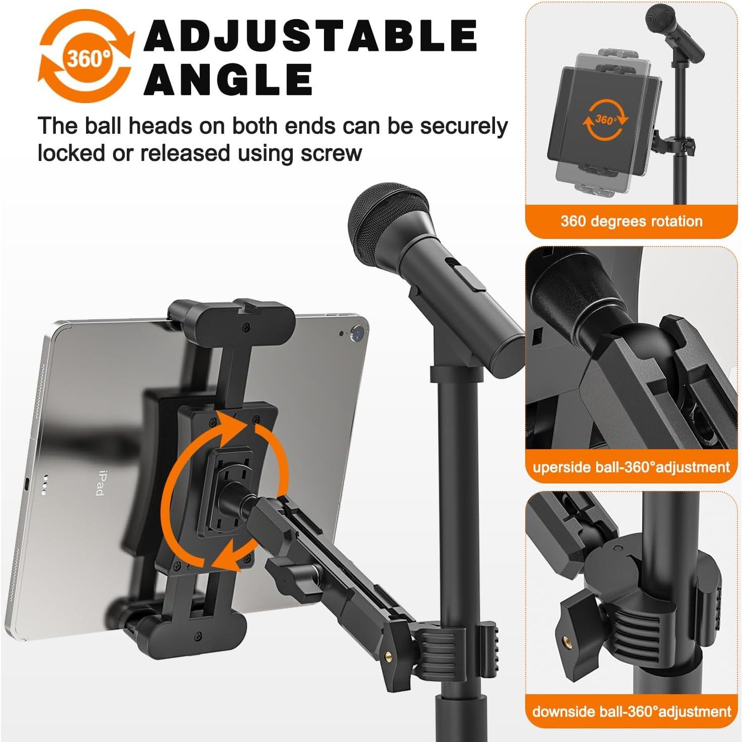 Soporte de Micrófono para iPad Jubor JBST066 15 cm Ajustable