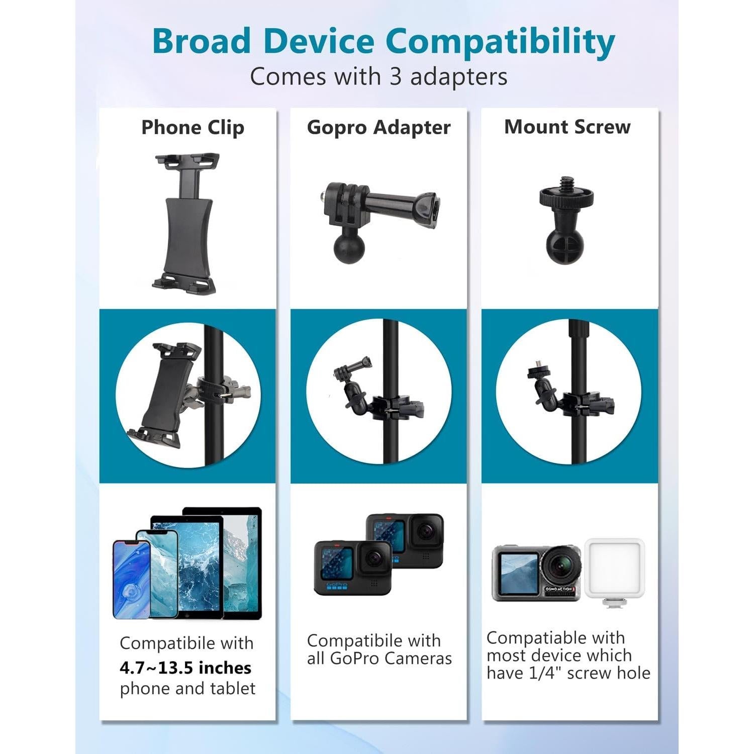 Soporte para Tableta Sunmig Ajustable para iPad y Smartphones
