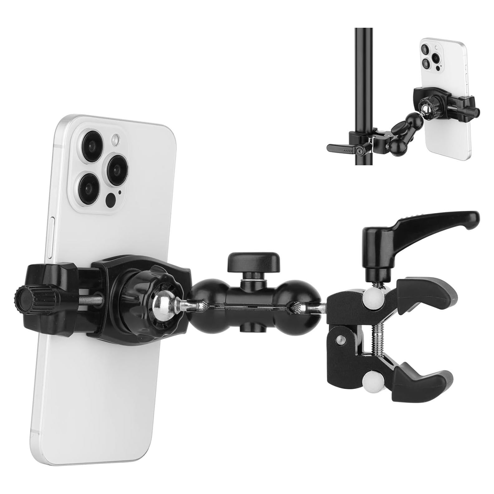 Soporte para Teléfono Mippko MK84 Ajustable 360° para Cochecito/Bicicleta