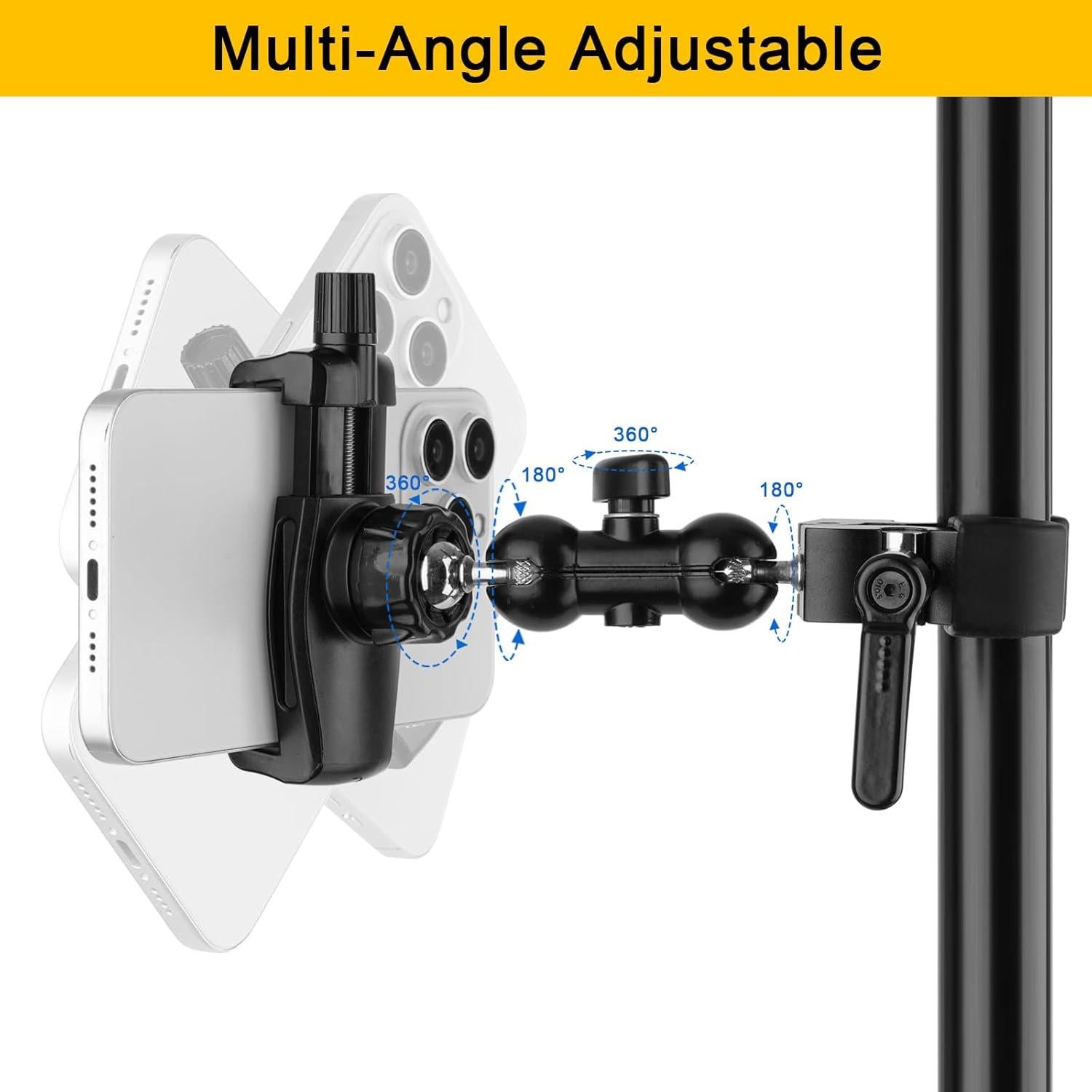 Soporte para Teléfono Mippko MK84 Ajustable 360° para Cochecito/Bicicleta