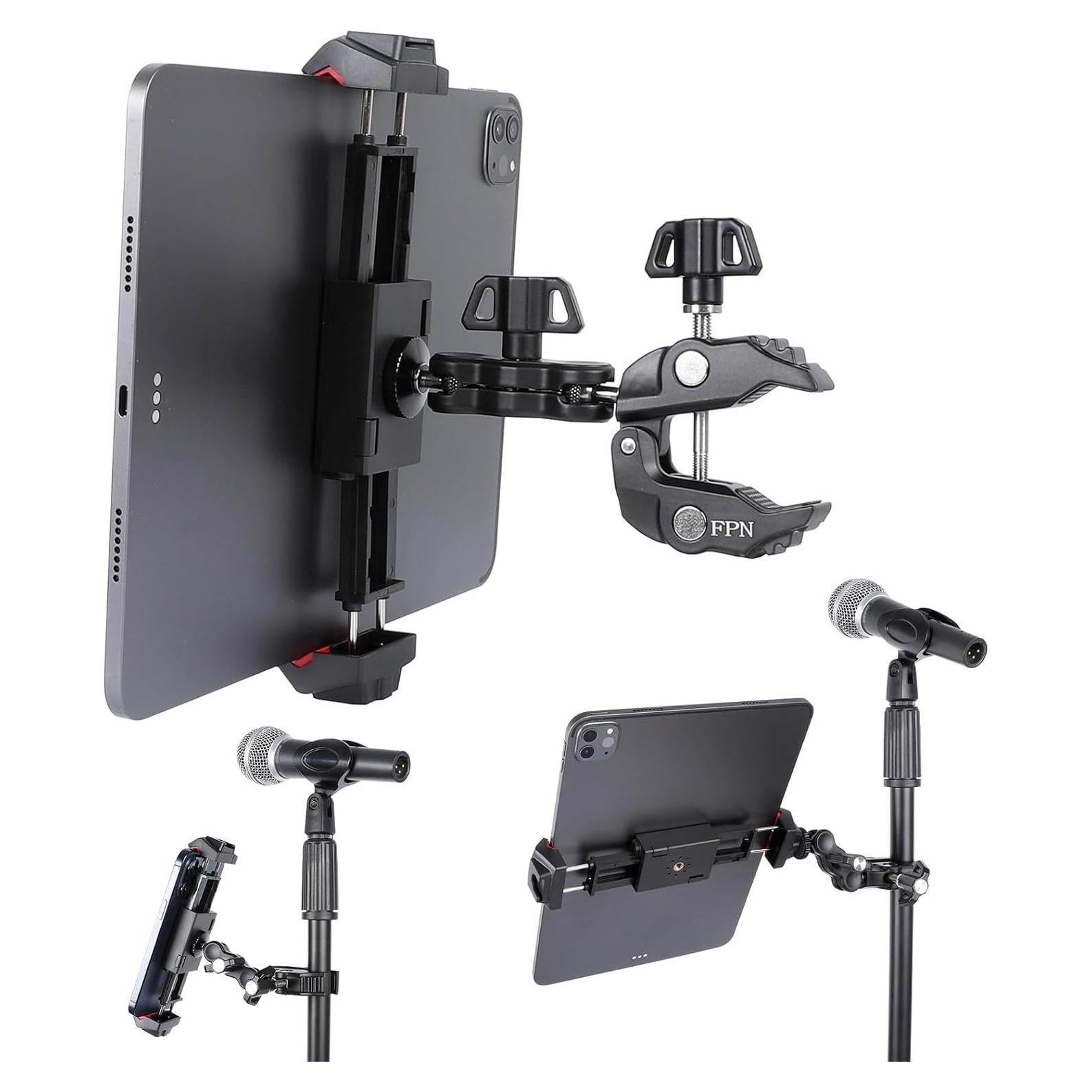 Soporte de Tableta de Aluminio FPN PTM-20 Ajustable 360°