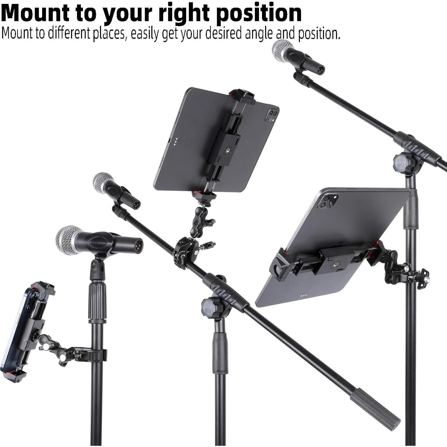 Soporte de Tableta de Aluminio FPN PTM-20 Ajustable 360°