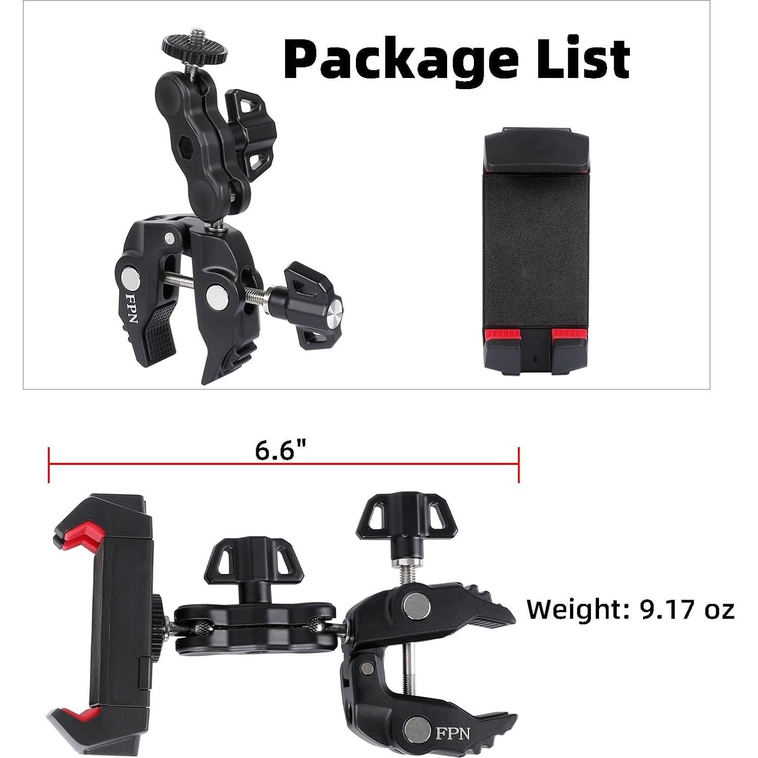 Soporte de Tableta de Aluminio FPN PTM-20 Ajustable 360°