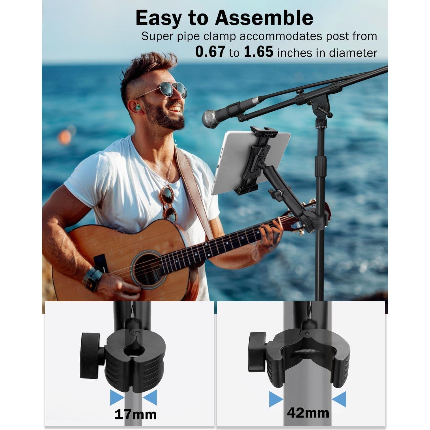 Soporte para iPad LMS 4-13.5" para Micrófono y Bicicleta