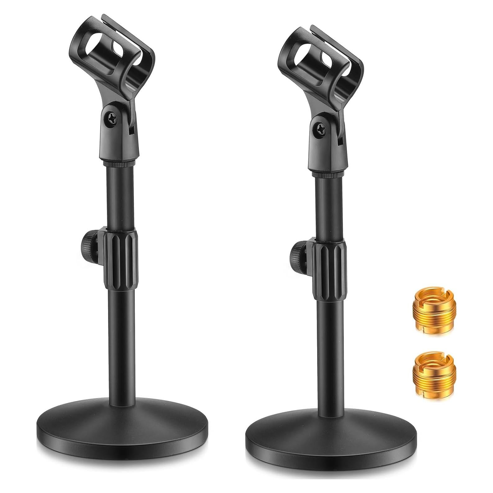 Soporte de Micrófono de Escritorio Hoteam - 2 Pcs Ajustable