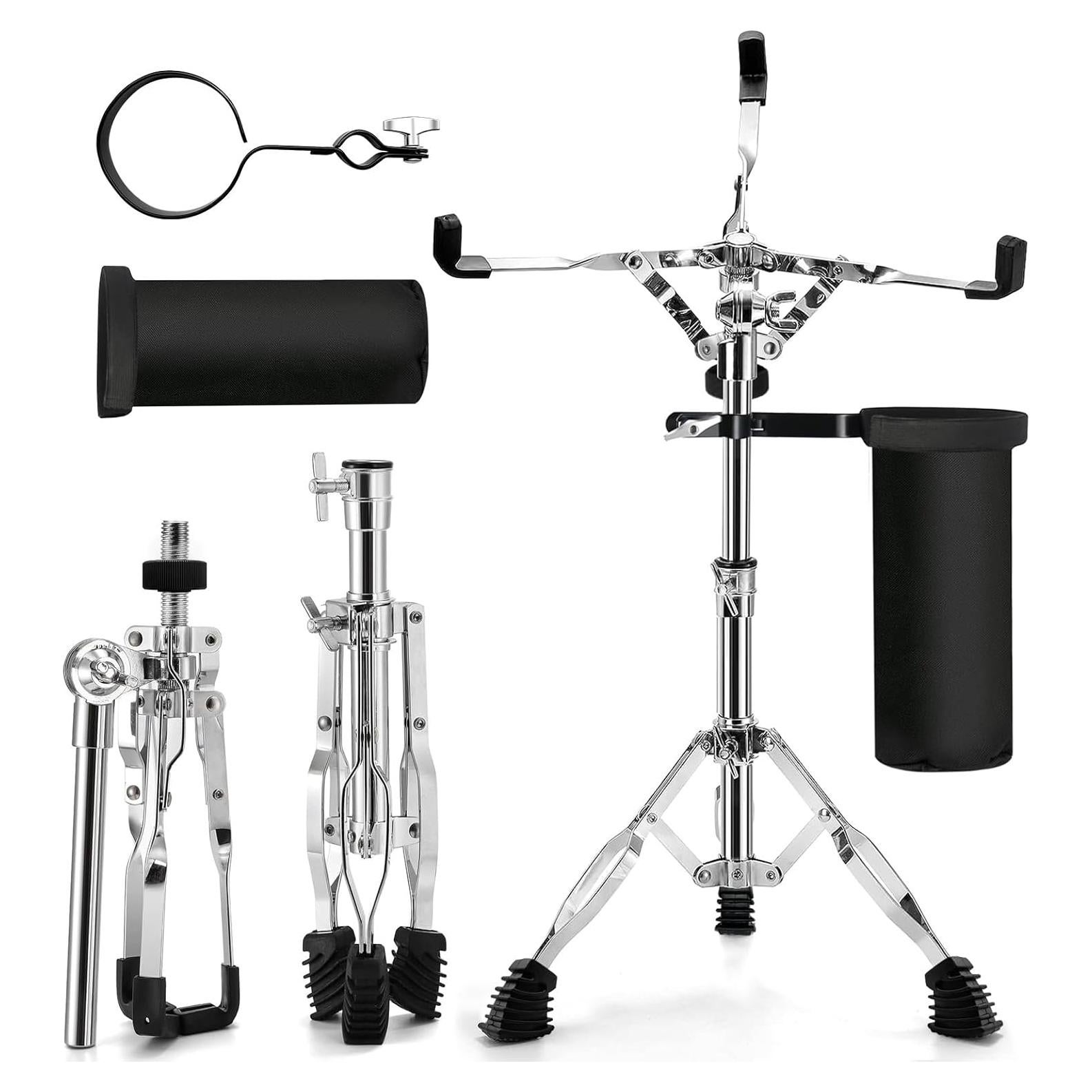 Soporte para tambor AZEAM ajustable 36.8-58.4 cm con baquetas