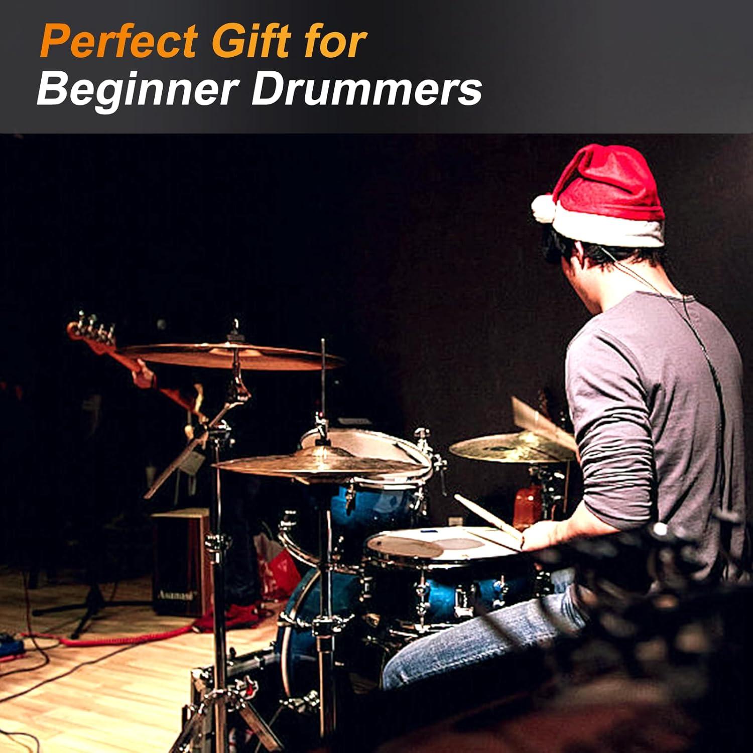 Soporte para tambor AZEAM ajustable 36.8-58.4 cm con baquetas