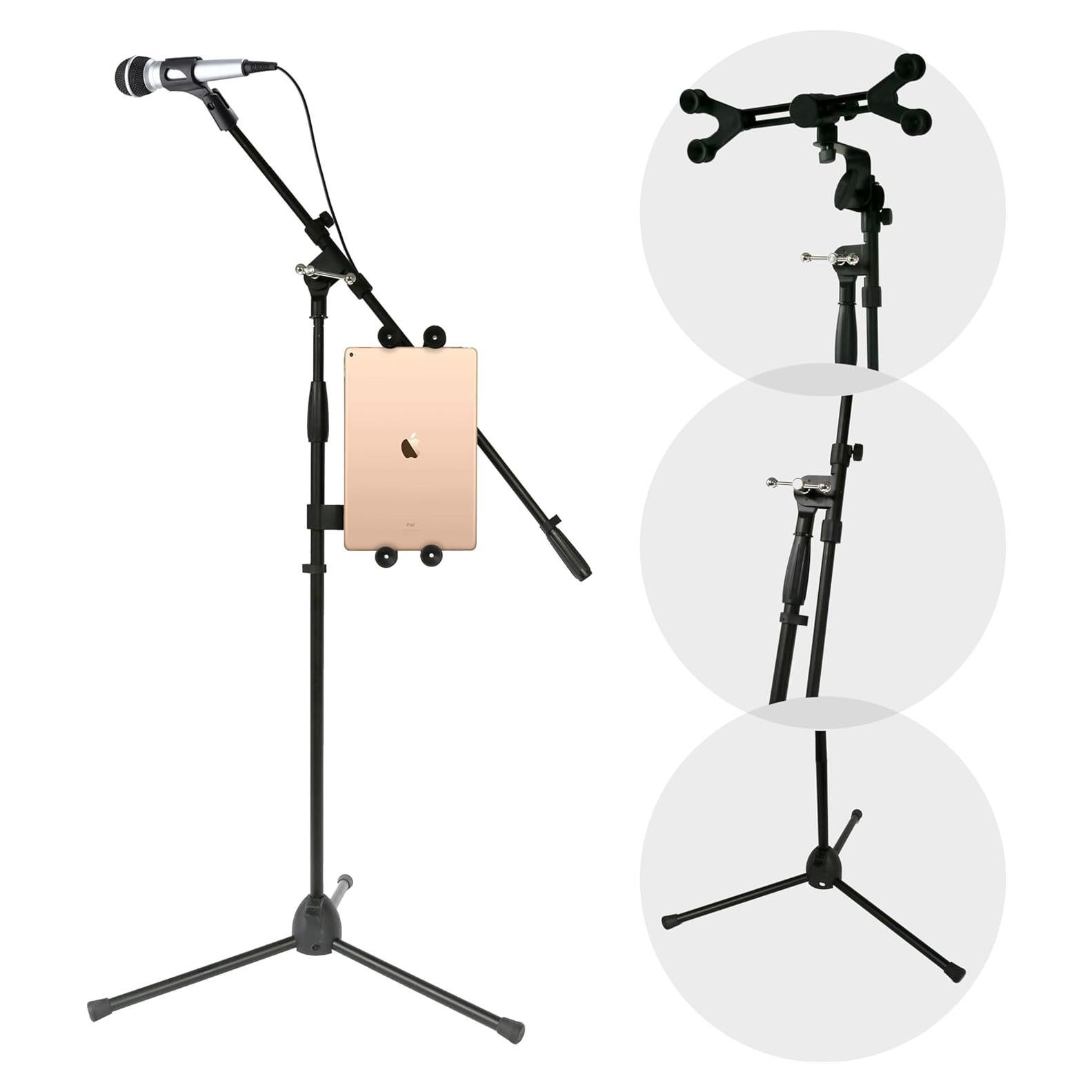 Soporte Multimedia Pyle PMKSPAD1 para iPad y Micrófono