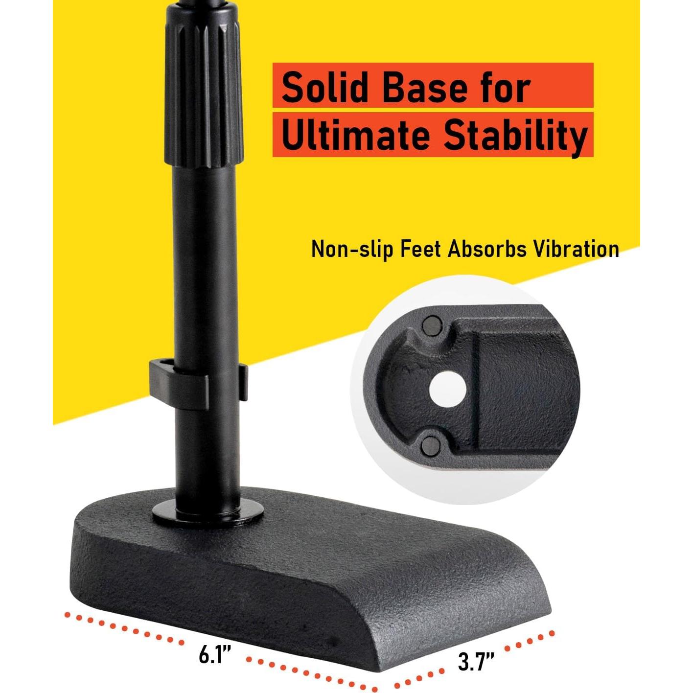 Soporte de micrófono ajustable Stage Rocker 2 Paquetes