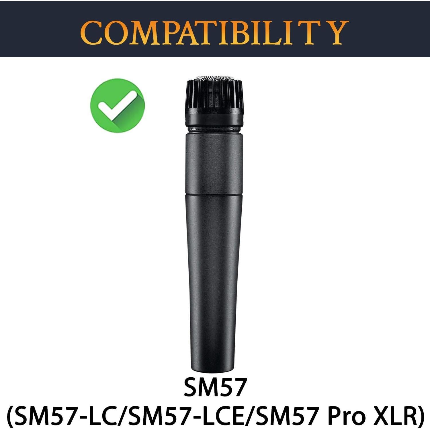 Filtros Antipop SOULWIT para Micrófonos Shure SM57 - 6 Pcs