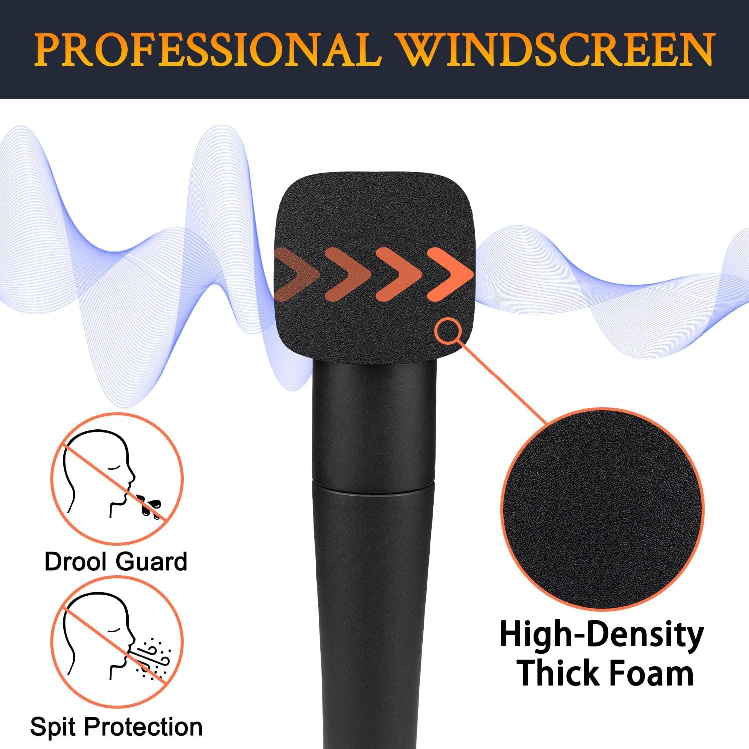 Filtros Antipop SOULWIT para Micrófonos Shure SM57 - 6 Pcs