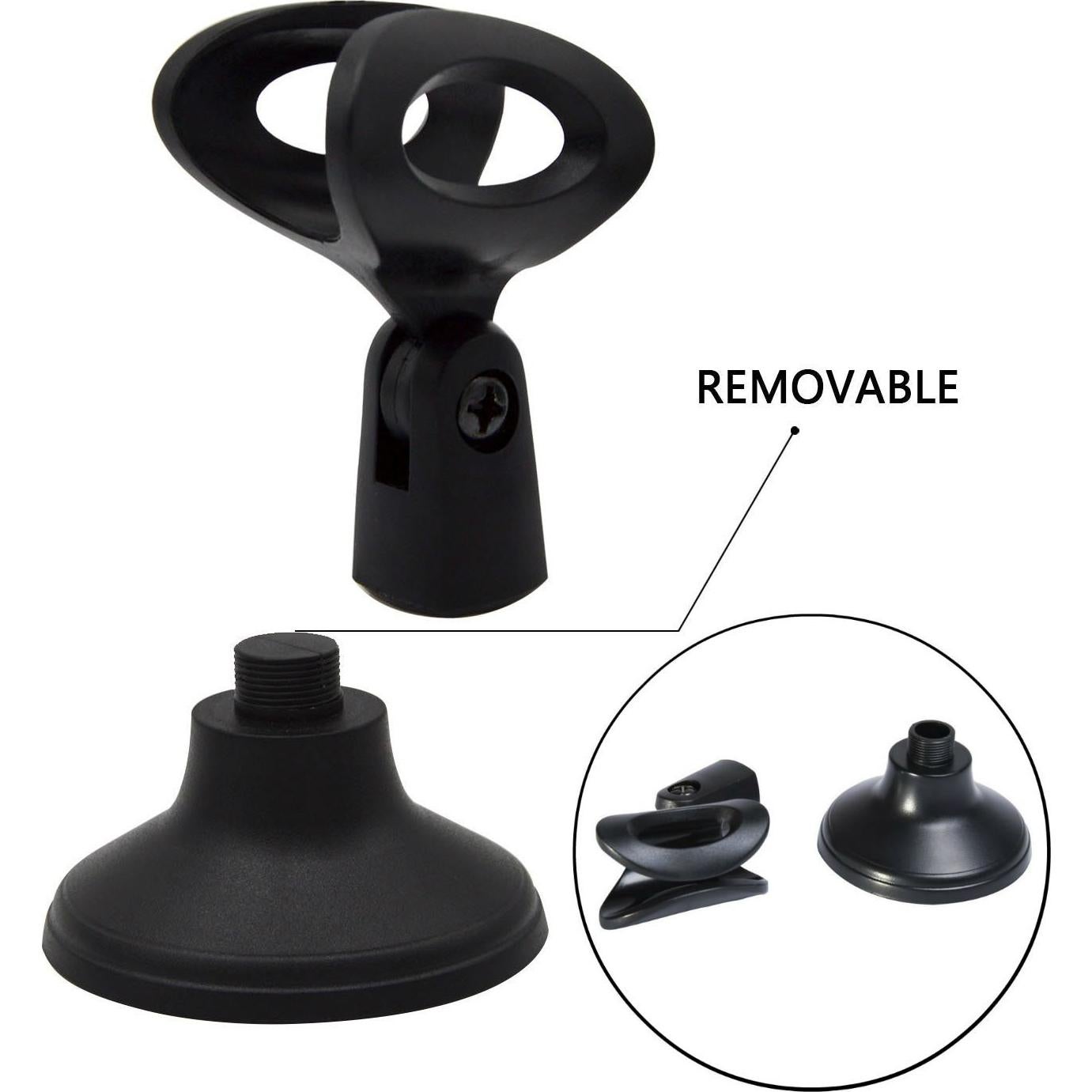 Soporte de Micrófono de Escritorio AKOAK Ajustable Negro