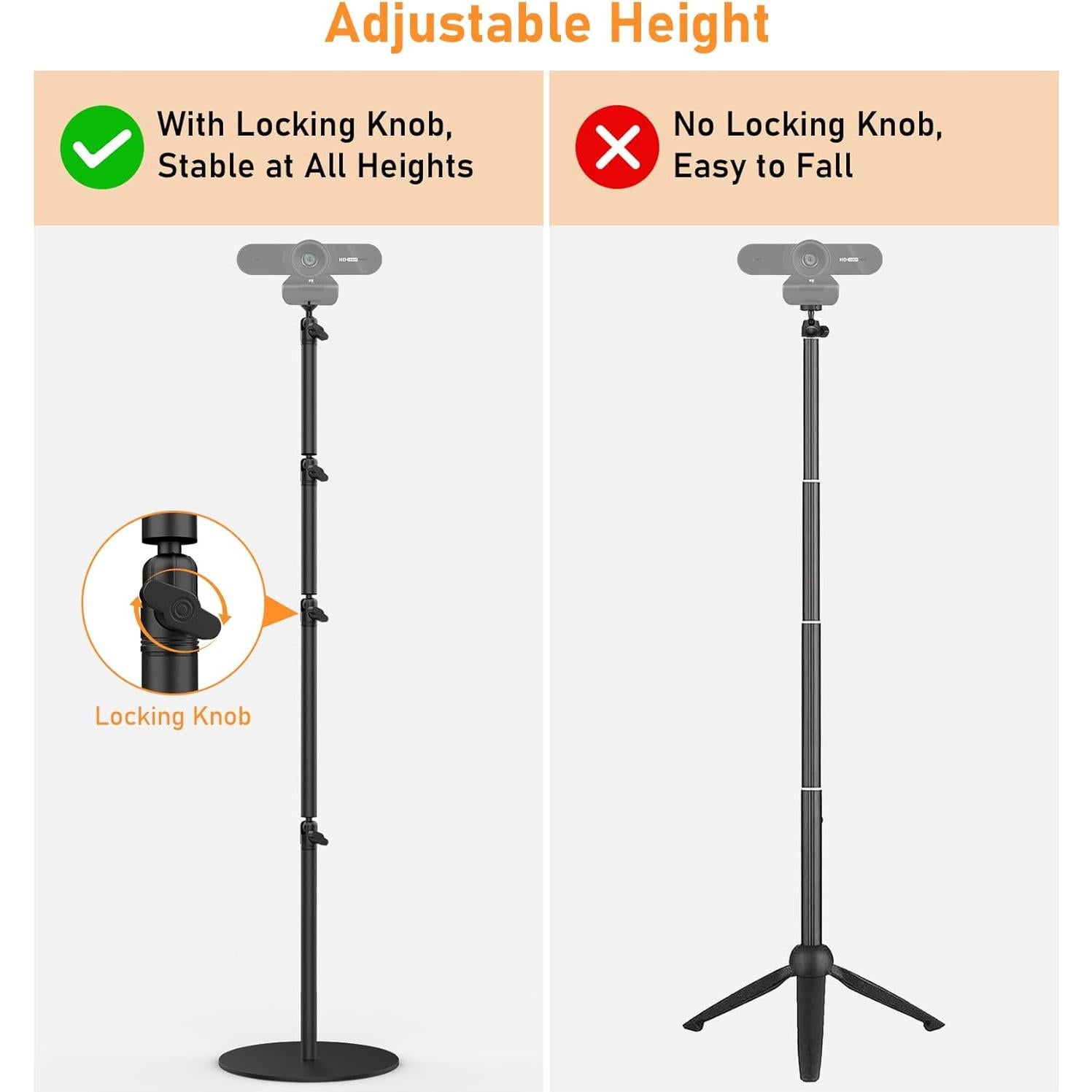 Soporte de Escritorio Redondo Aluminio Flexible Tinpops 10kg
