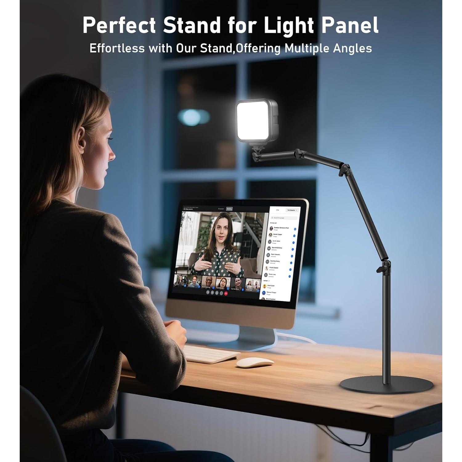 Soporte de Escritorio Redondo Aluminio Flexible Tinpops 10kg