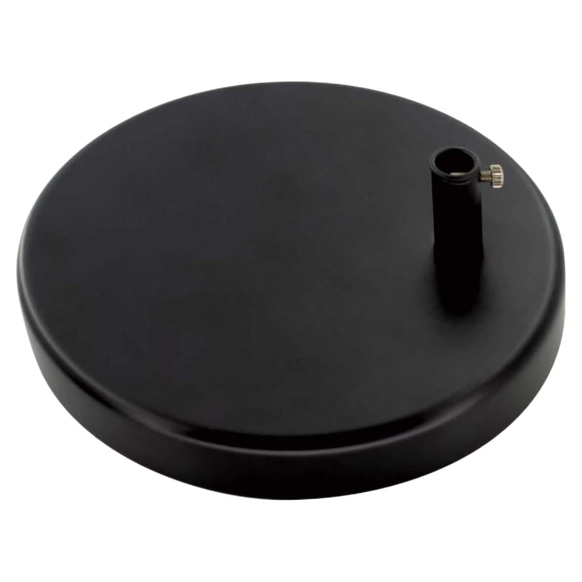 Base de Lámpara de Escritorio BreSii Redonda 19.05 cm Negra