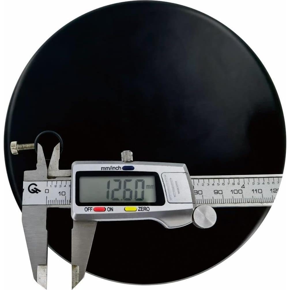 Base de Lámpara de Escritorio BreSii Redonda 19.05 cm Negra