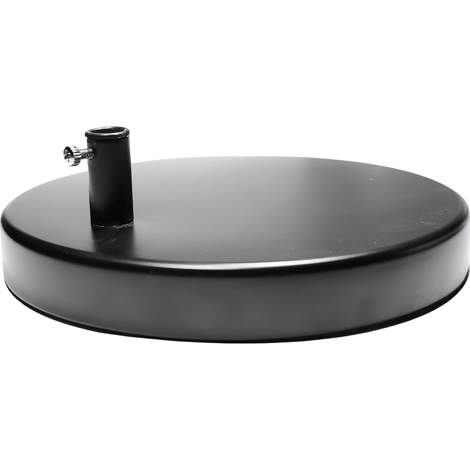 Base de Lámpara de Escritorio BreSii Redonda 19.05 cm Negra