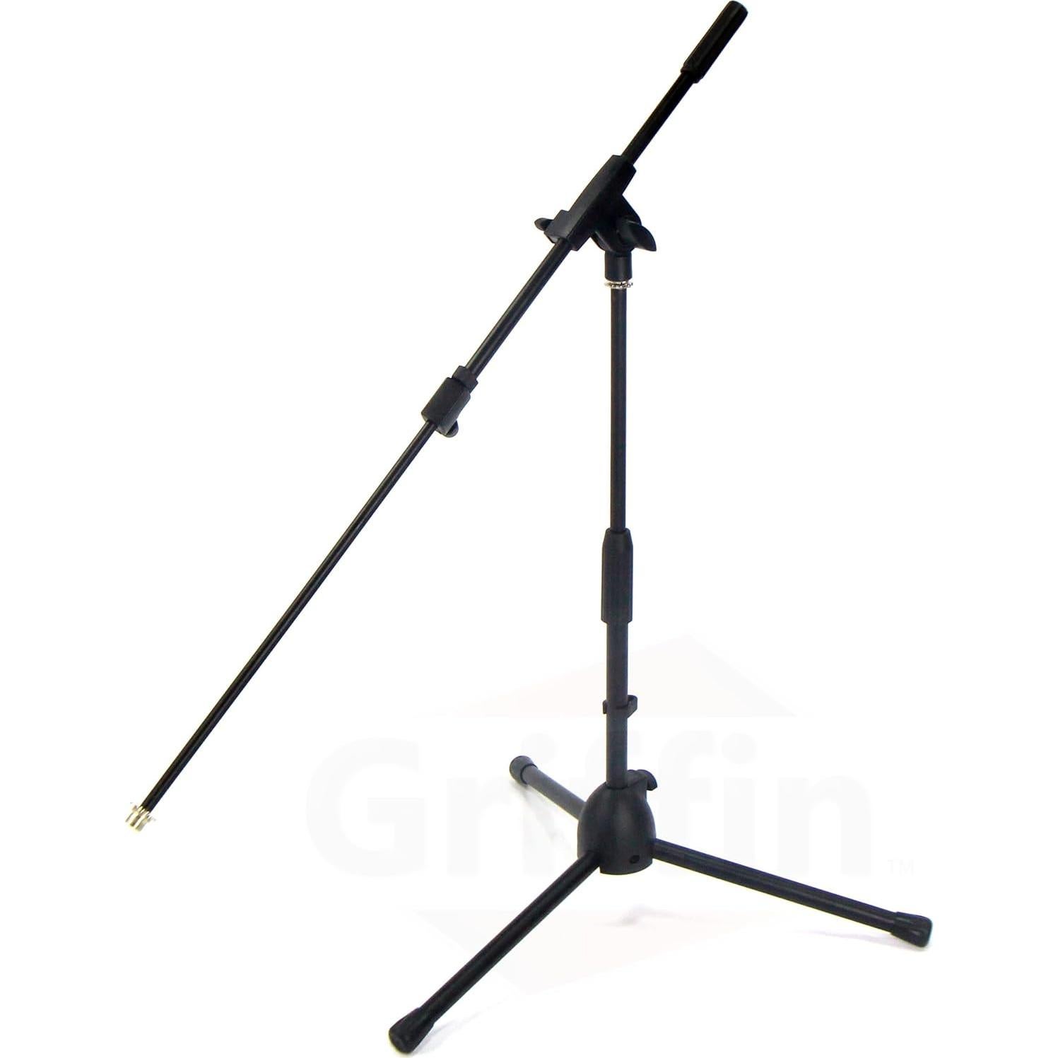 Soportes de Micrófono Cortos Griffin - Paquete de 4 con Brazo Telescópico