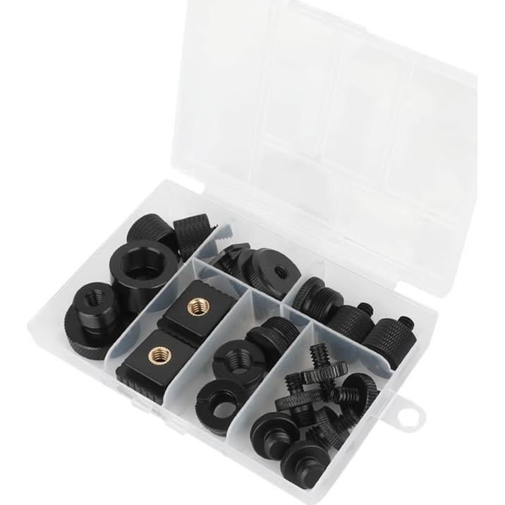 Juego de Tornillos para Cámara CAMVATE 19 Piezas Adaptadores