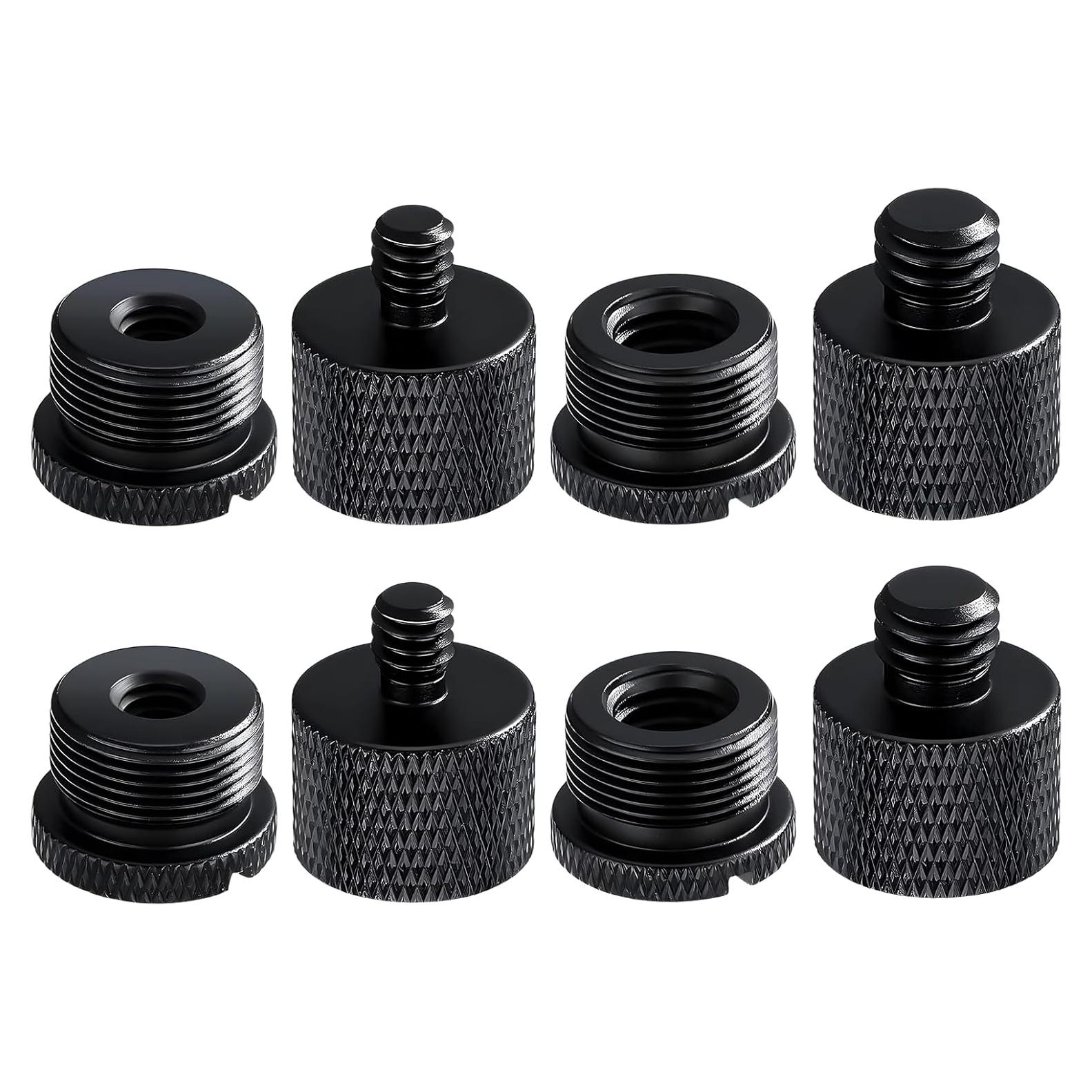 Juego de Adaptadores de Rosca de Micrófono Lyforx 8 Piezas