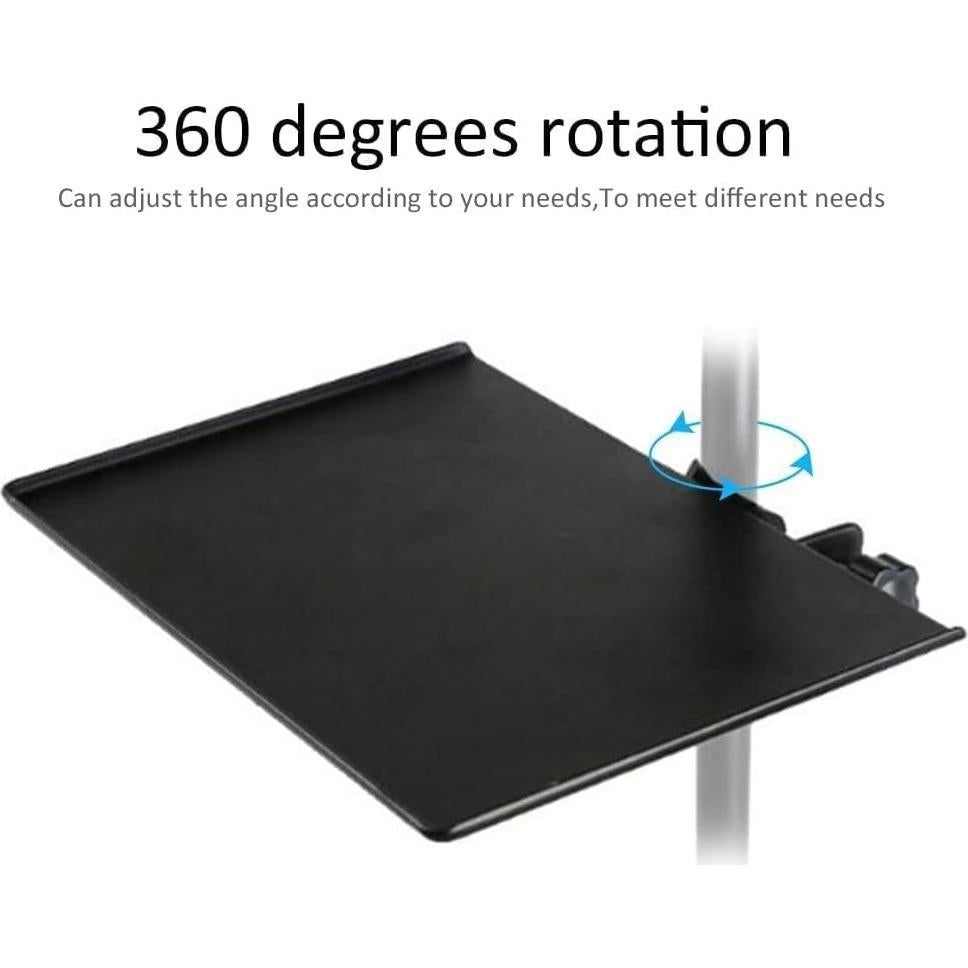 Soporte de Micrófono Cyrank con Bandeja de Metal 20x14cm