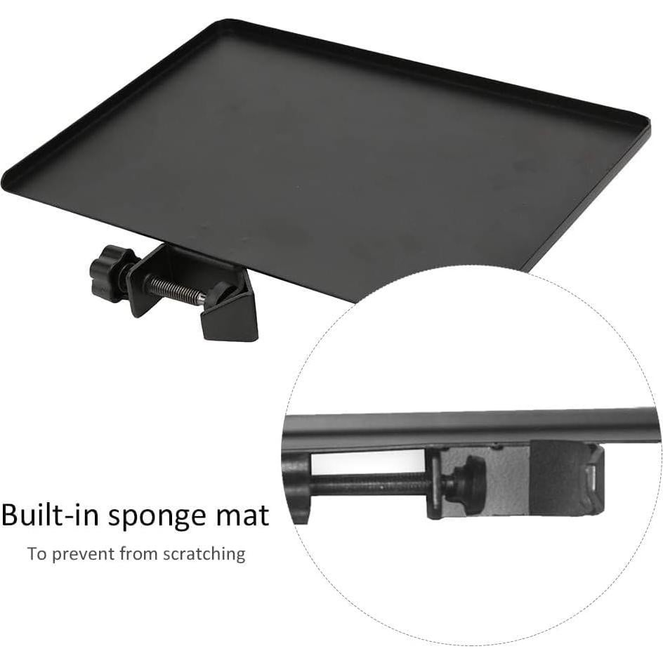 Soporte de Micrófono Cyrank con Bandeja de Metal 20x14cm