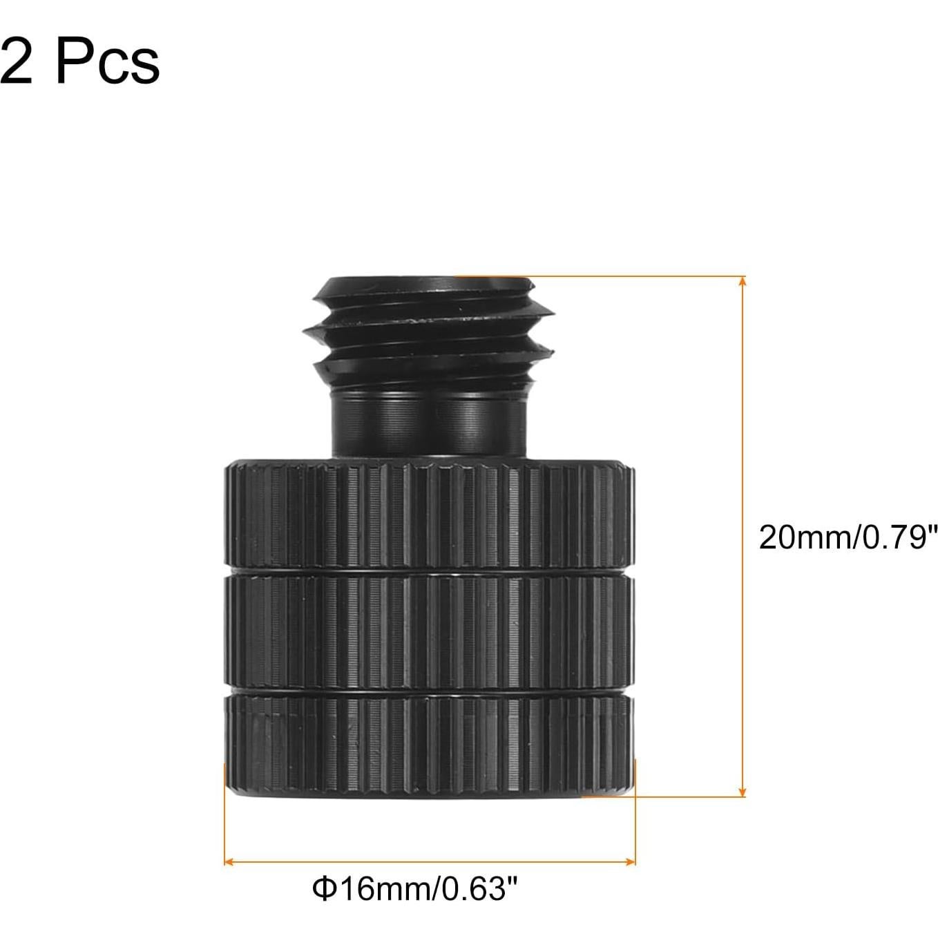 Adaptador de Soporte de Micrófono MECCANIXITY 2 Piezas 3/8 a M10