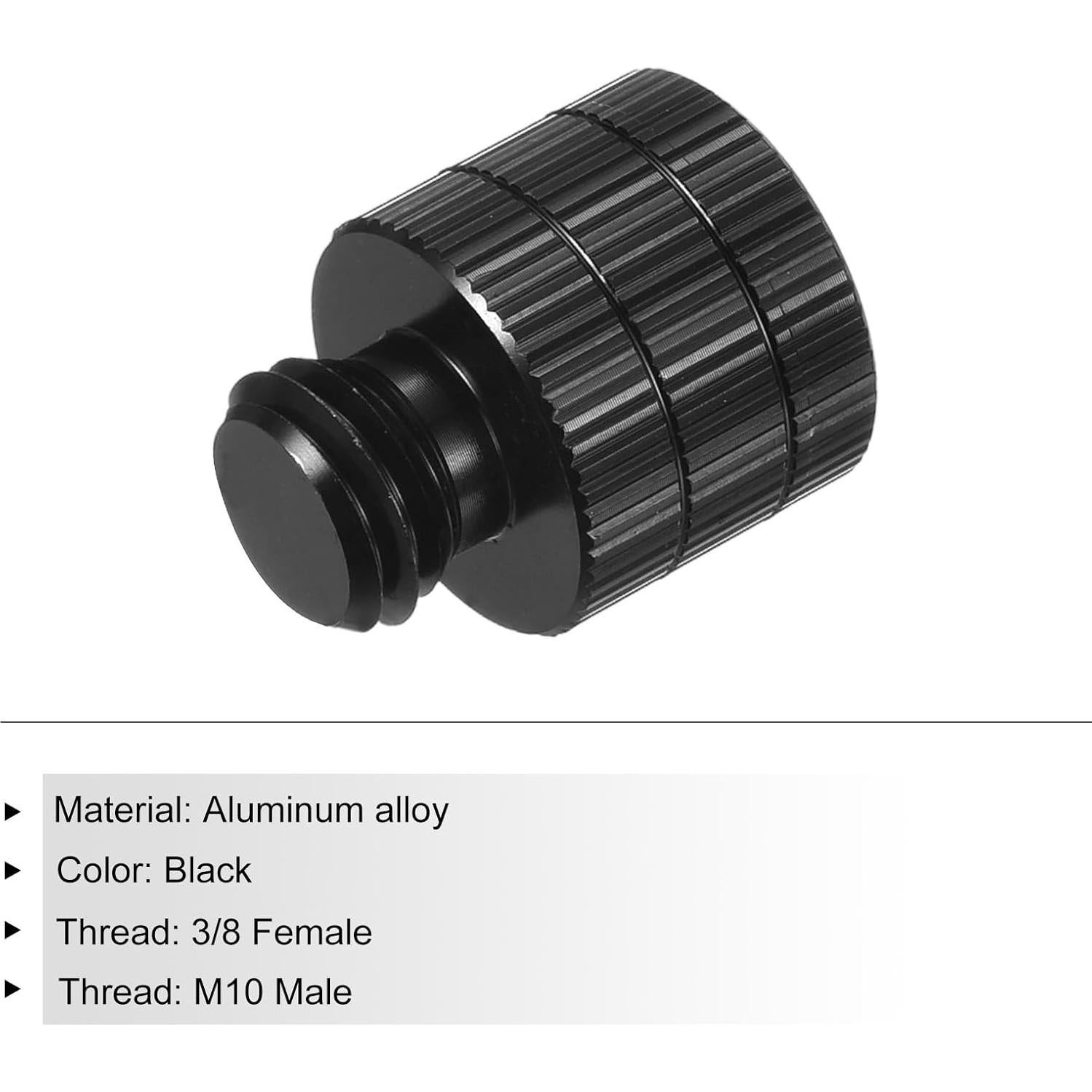 Adaptador de Soporte de Micrófono MECCANIXITY 2 Piezas 3/8 a M10