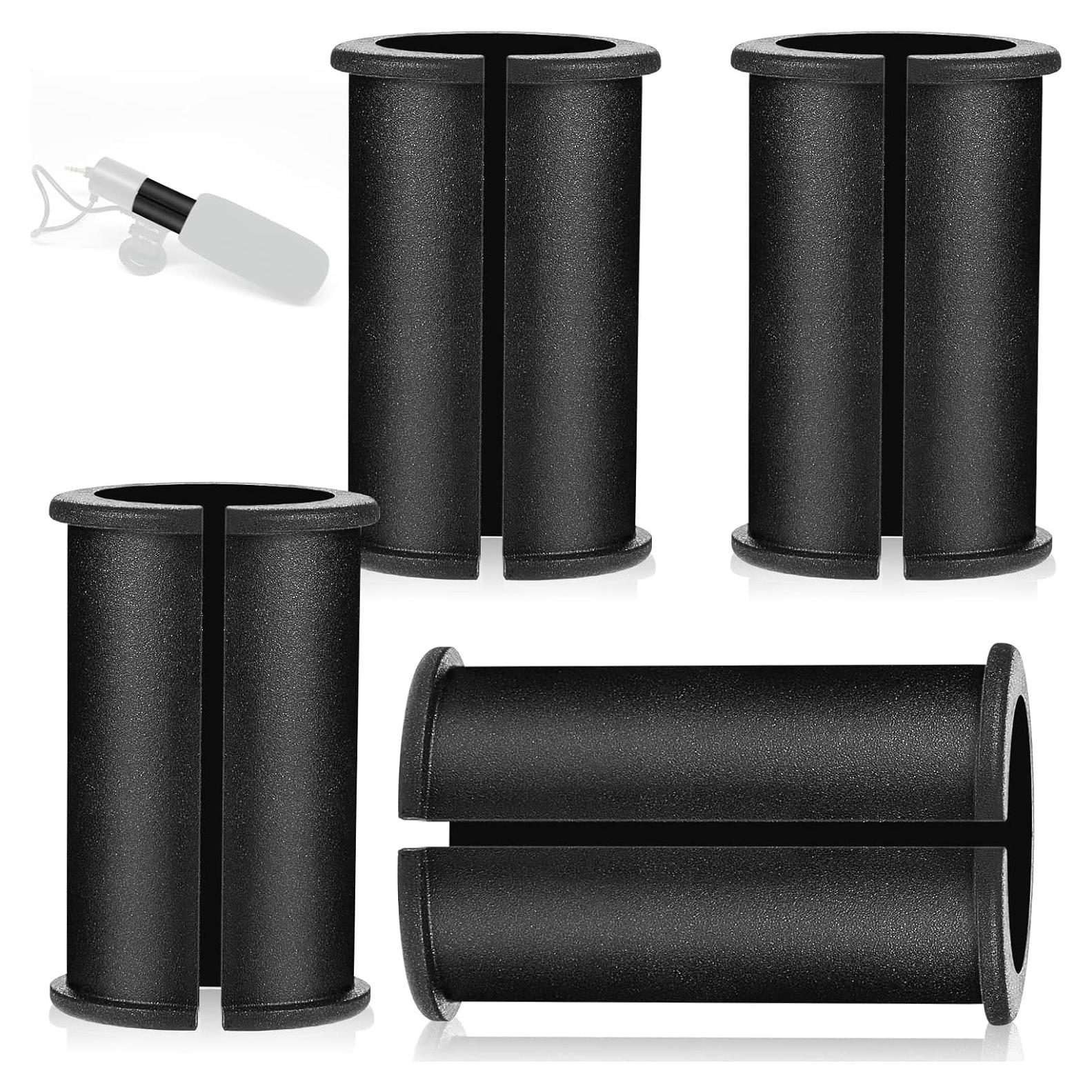 Tubo Espaciador de Goma Boao para Micrófono Shotgun - 4 Pcs
