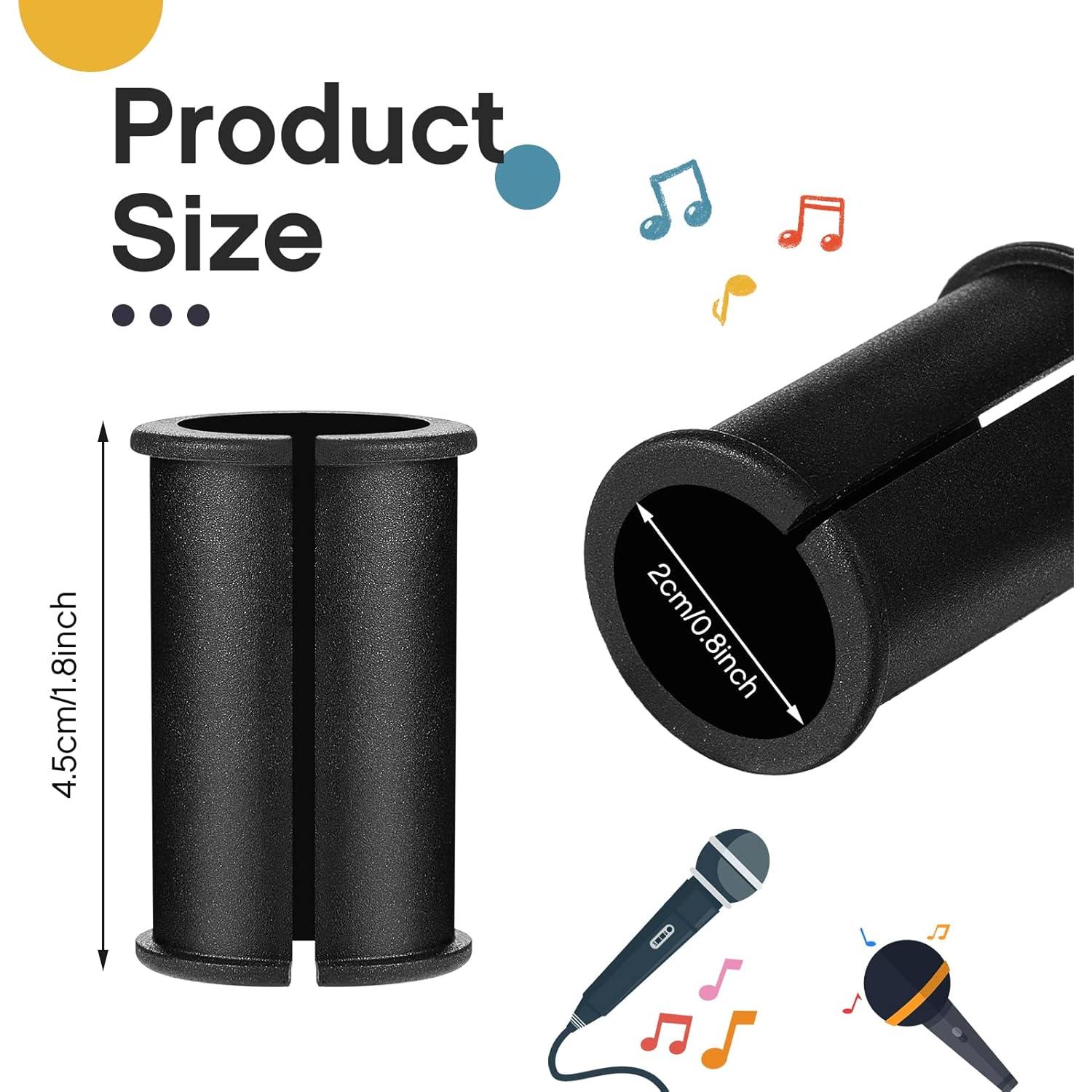 Tubo Espaciador de Goma Boao para Micrófono Shotgun - 4 Pcs