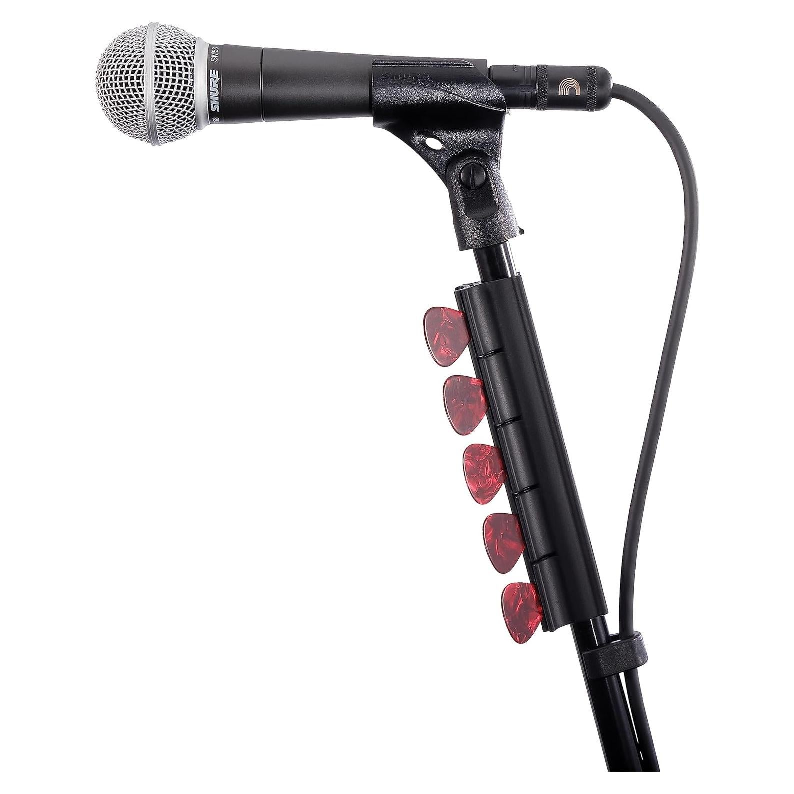 Soporte para Púas de Micrófono D'Addario - Sostiene 10 Púas