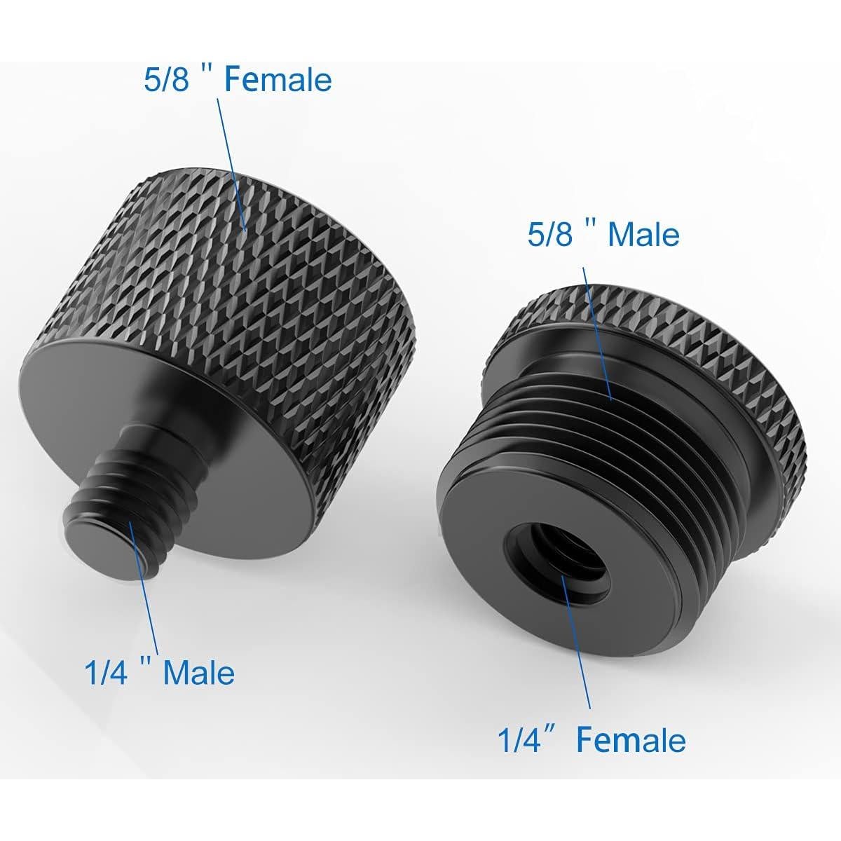 Adaptador de Soporte de Micrófono Donuts 5/8 a 1/4 y 1/4 a 5/8
