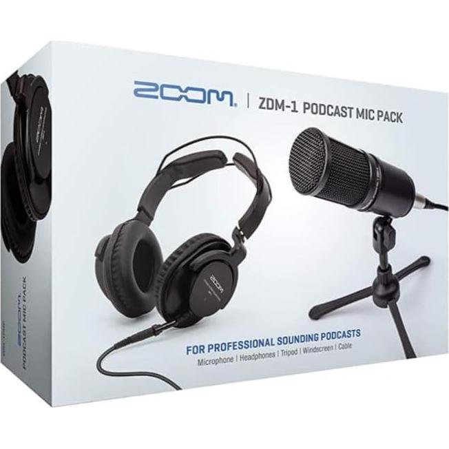 Kit de Micrófono para Podcast Zoom ZDM-1 con Auriculares y Soportes