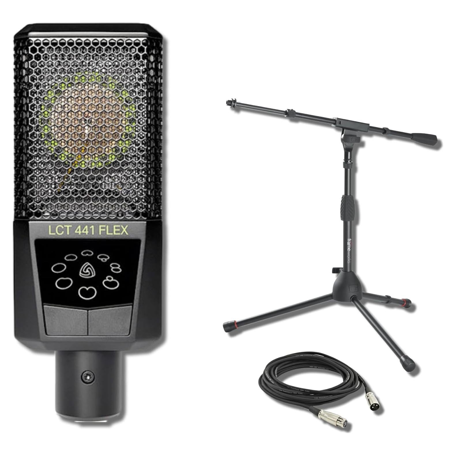 Micrófono de Condensador Lewitt LCT-441-FLEX con Soporte