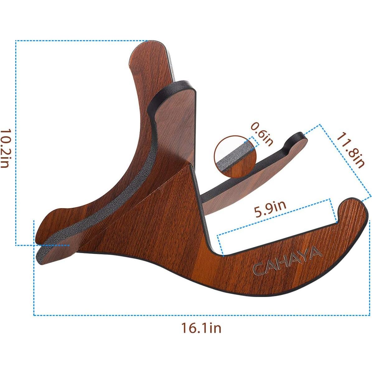 Soporte para guitarra CAHAYA de madera portátil para acústicas