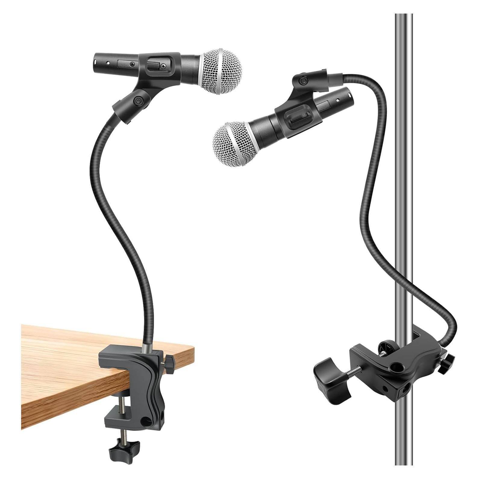 Soporte de Micrófono Flexible 20" Ajustable Negro