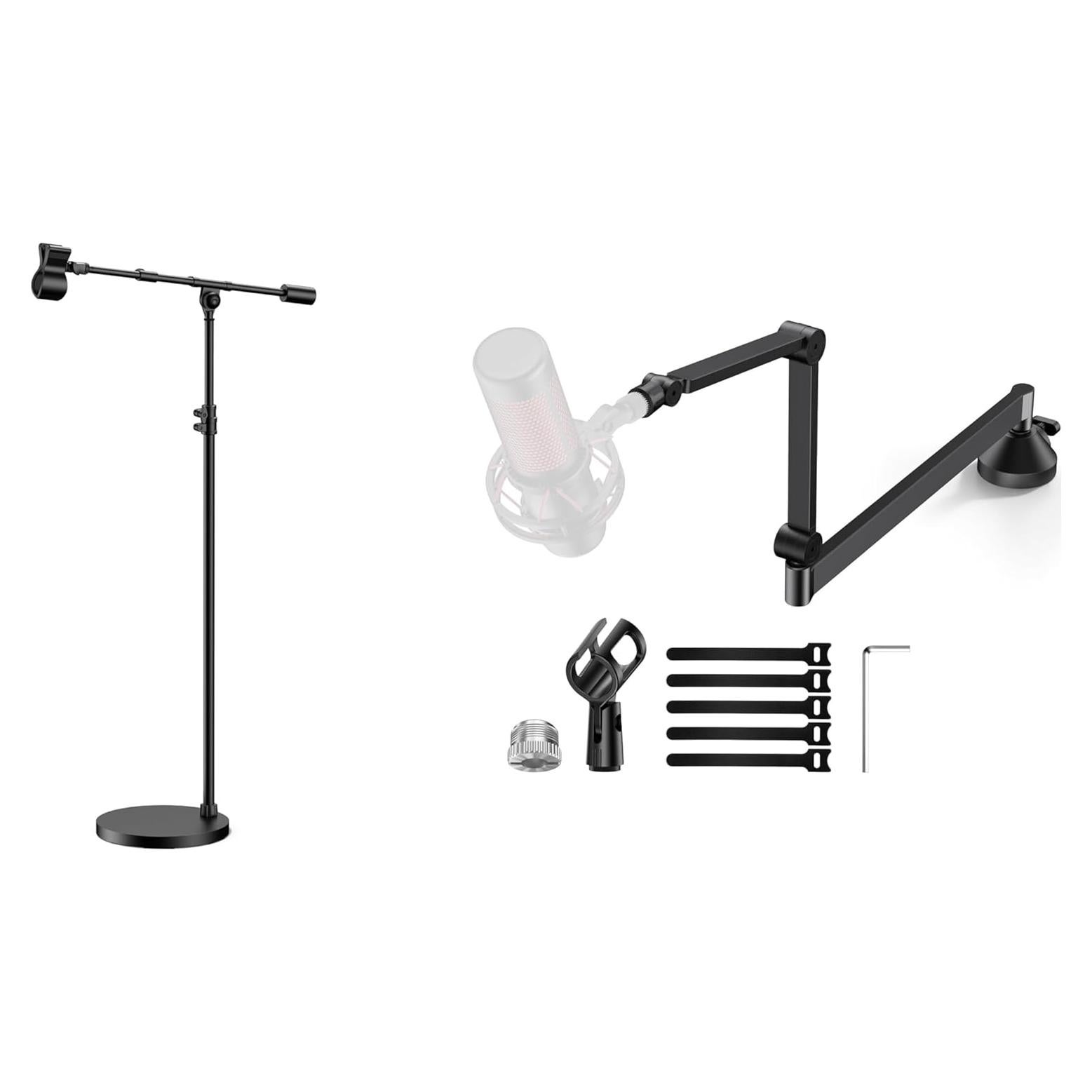 Soporte de Micrófono InnoGear Ajustable 78.1-209 cm Negro