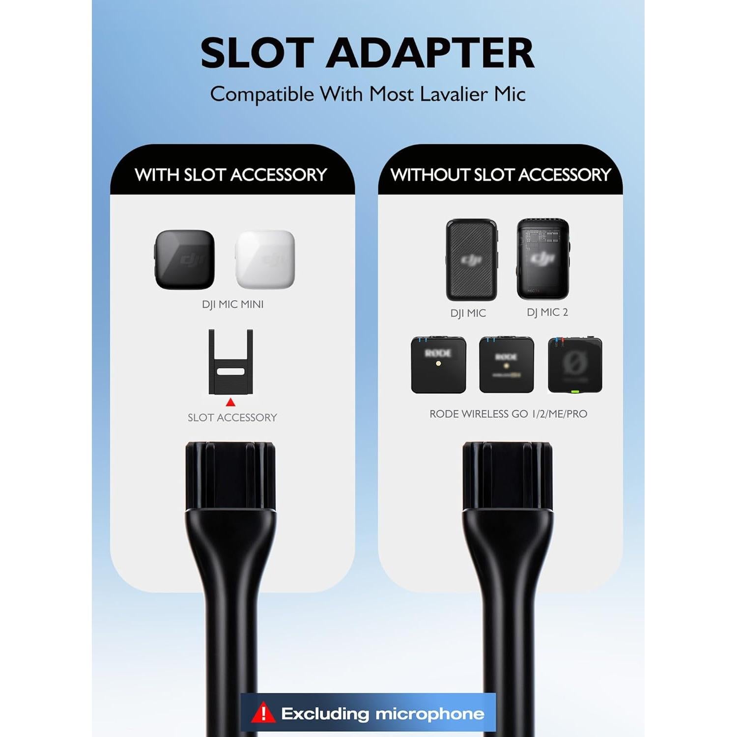 Soporte de Micrófono Inalámbrico DJI Mini 2 con Filtro Antipop