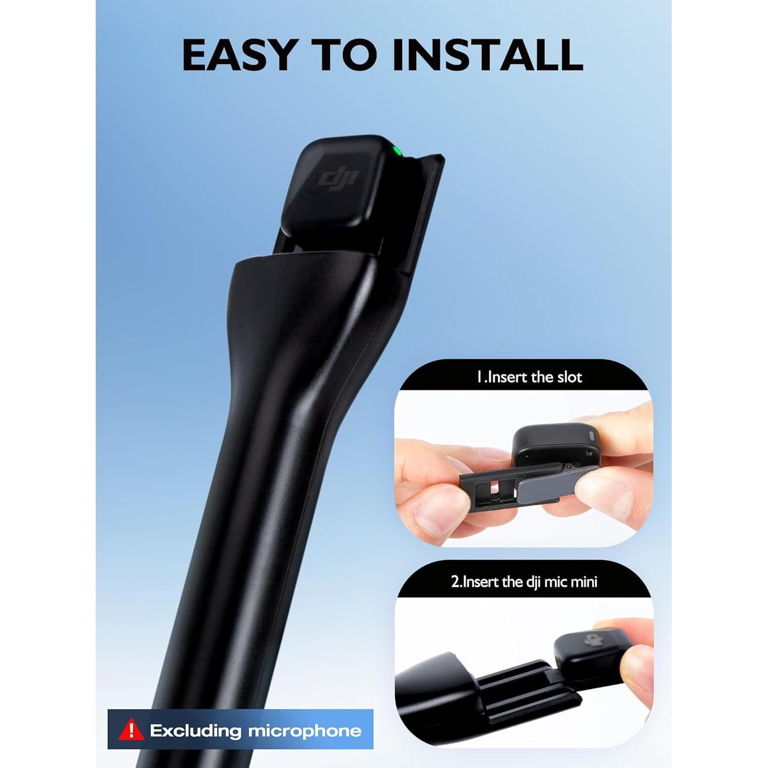 Soporte de Micrófono Inalámbrico DJI Mini 2 con Filtro Antipop