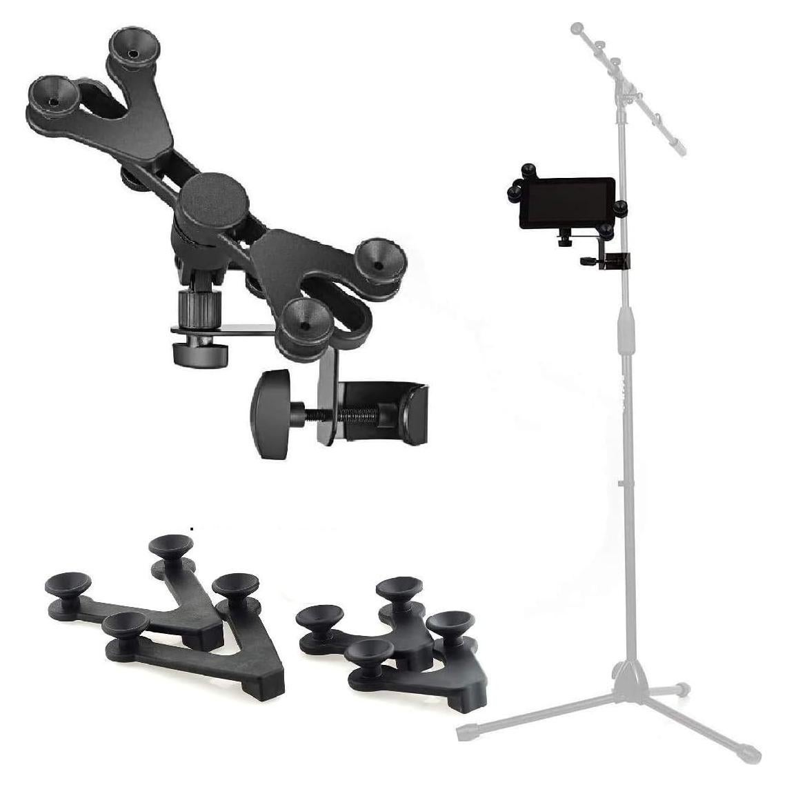 Soporte de Micrófono para Tablet y Smartphone Hola! Music HM-MTH - Ajustable 15-38 cm