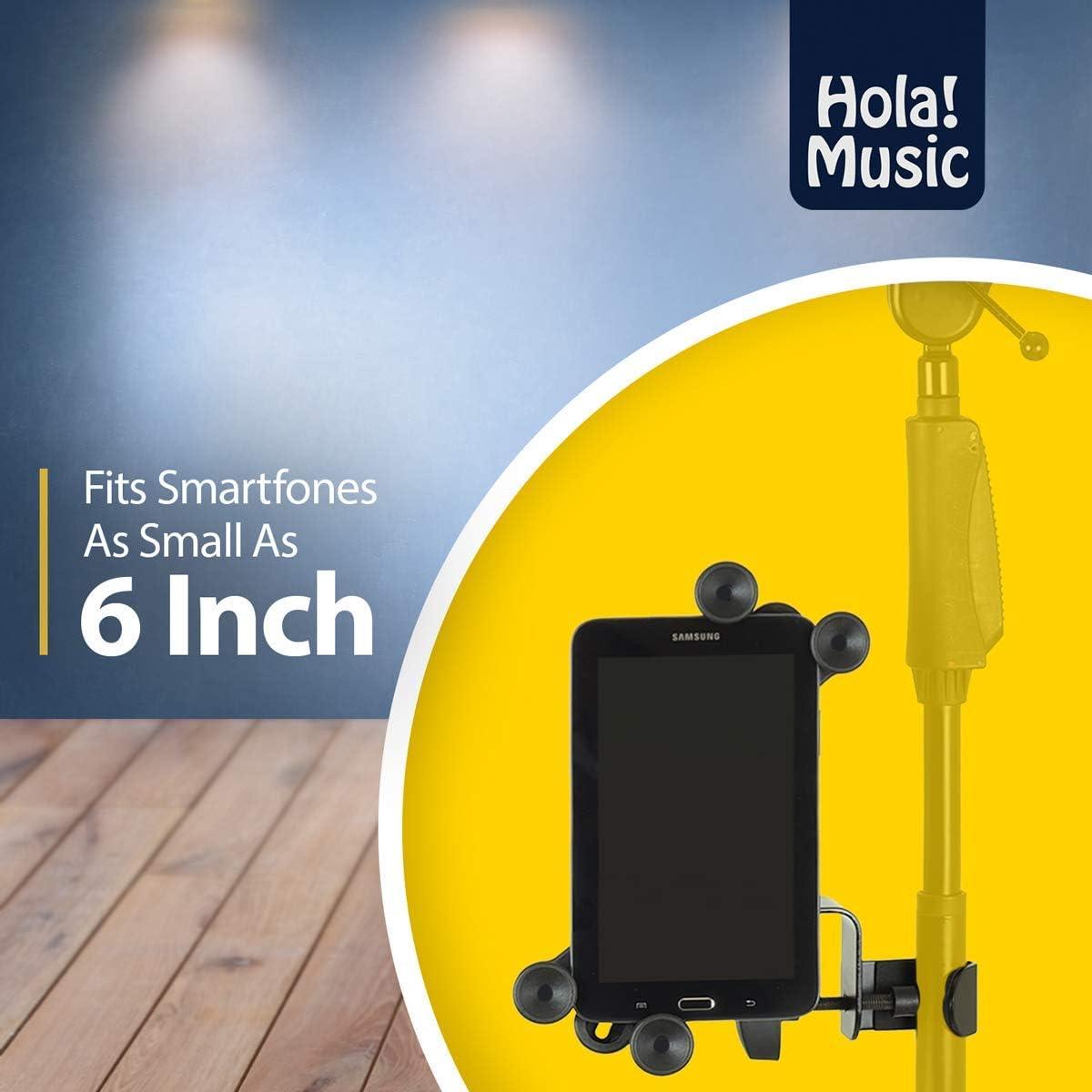 Soporte de Micrófono para Tablet y Smartphone Hola! Music HM-MTH - Ajustable 15-38 cm