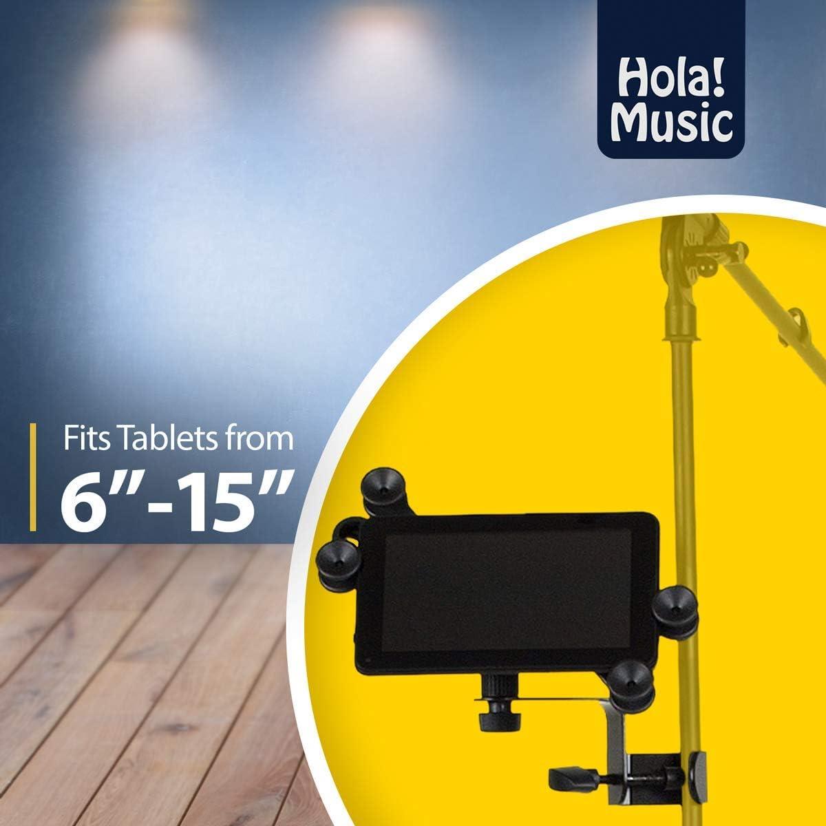 Soporte de Micrófono para Tablet y Smartphone Hola! Music HM-MTH - Ajustable 15-38 cm