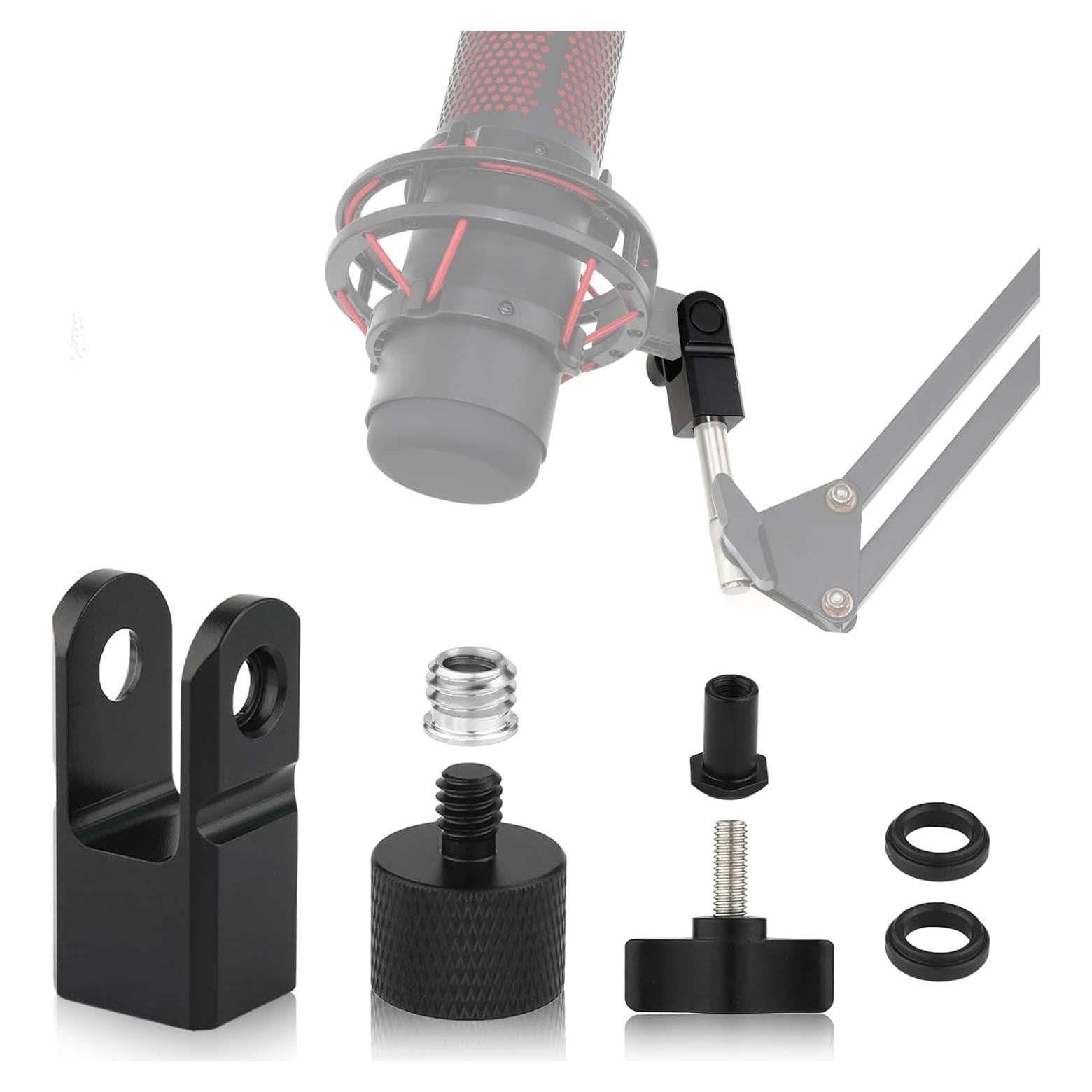 Adaptador de Montaje para Micrófono SAVITA B22265 Negro