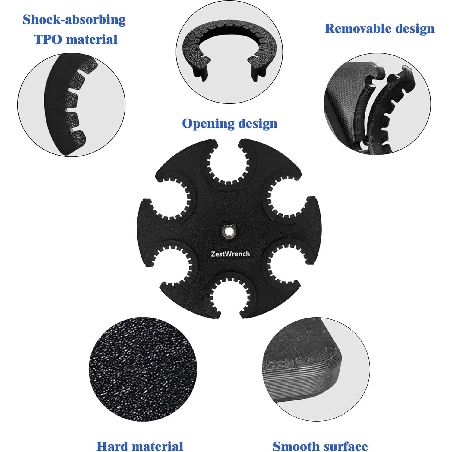 Soporte Multi Mic Redondo Zestwrench para 6 Micrófonos