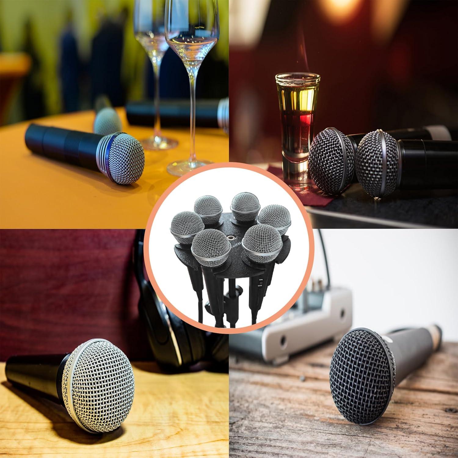 Soporte Multi Mic Redondo Zestwrench para 6 Micrófonos