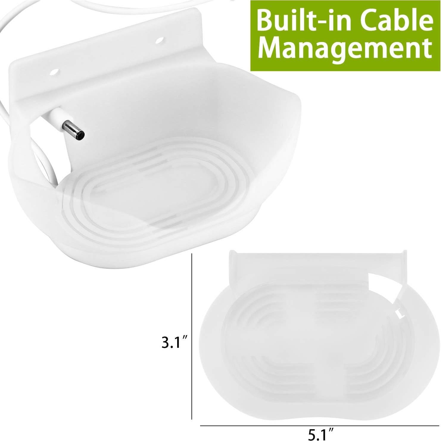Soporte de Pared para Google Nest Audio - 2 Paquetes - Blanco