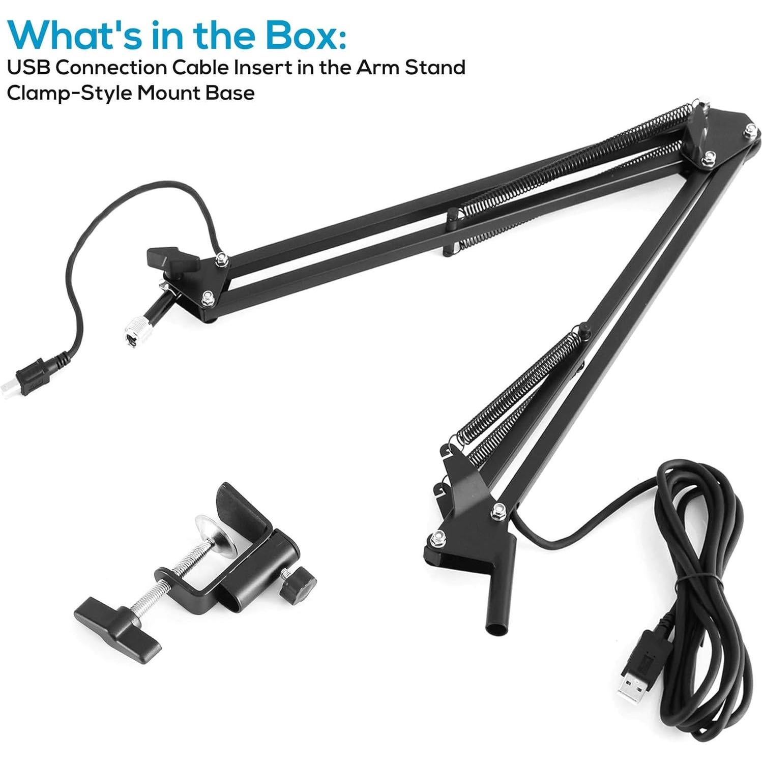 Soporte de Micrófono USB Sound Around PMKSHUSB04 Ajustable