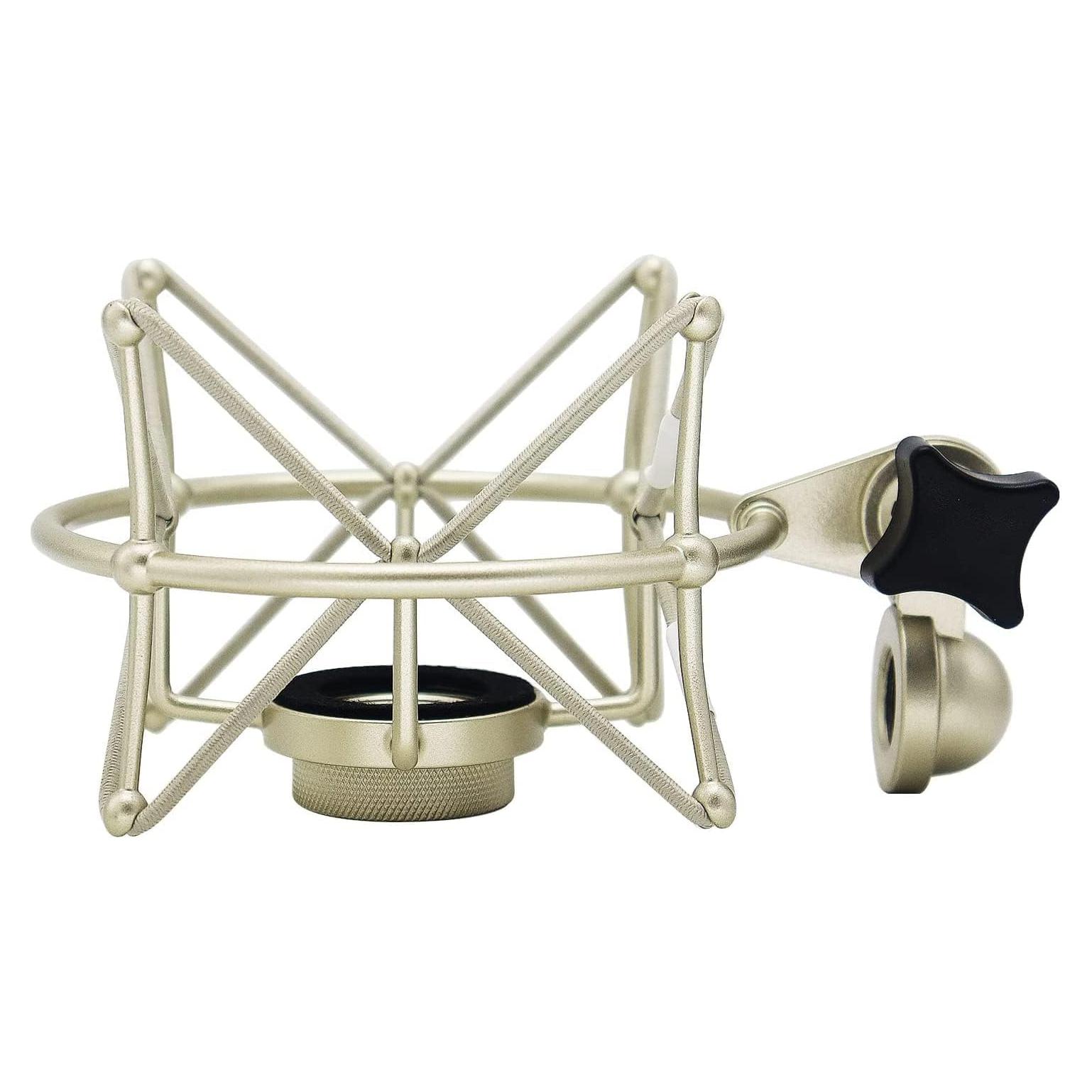 Montura de Micrófono de Metal Neumann M147 - Plata