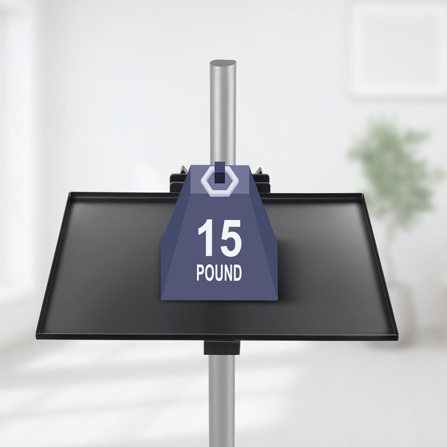 Bandeja Cuadrada Rannsgeer 30x30 cm para Soporte de TV y Altavoz